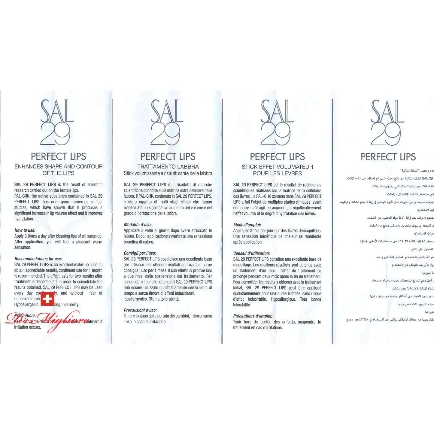 Sal 29 Perfekte Lippen – Rimpolpante Labbra Naturale con Peptide PAL-GHK