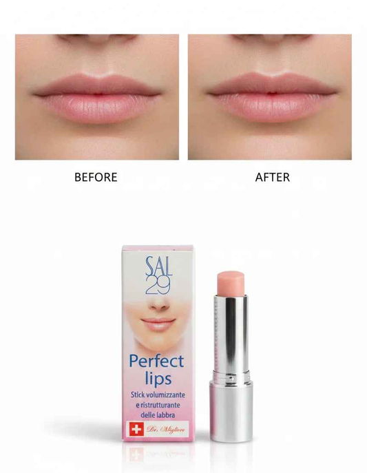 Sal 29 Perfect Lips: labbra prima e dopo 30 giorni di trattamento