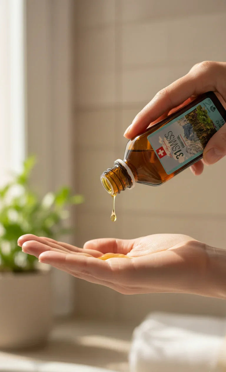 31 Swiss – Olio Svizzero Naturale alle 31 Erbe Officinali 100ml | Qualità Svizzera - Dr.Migliore.com