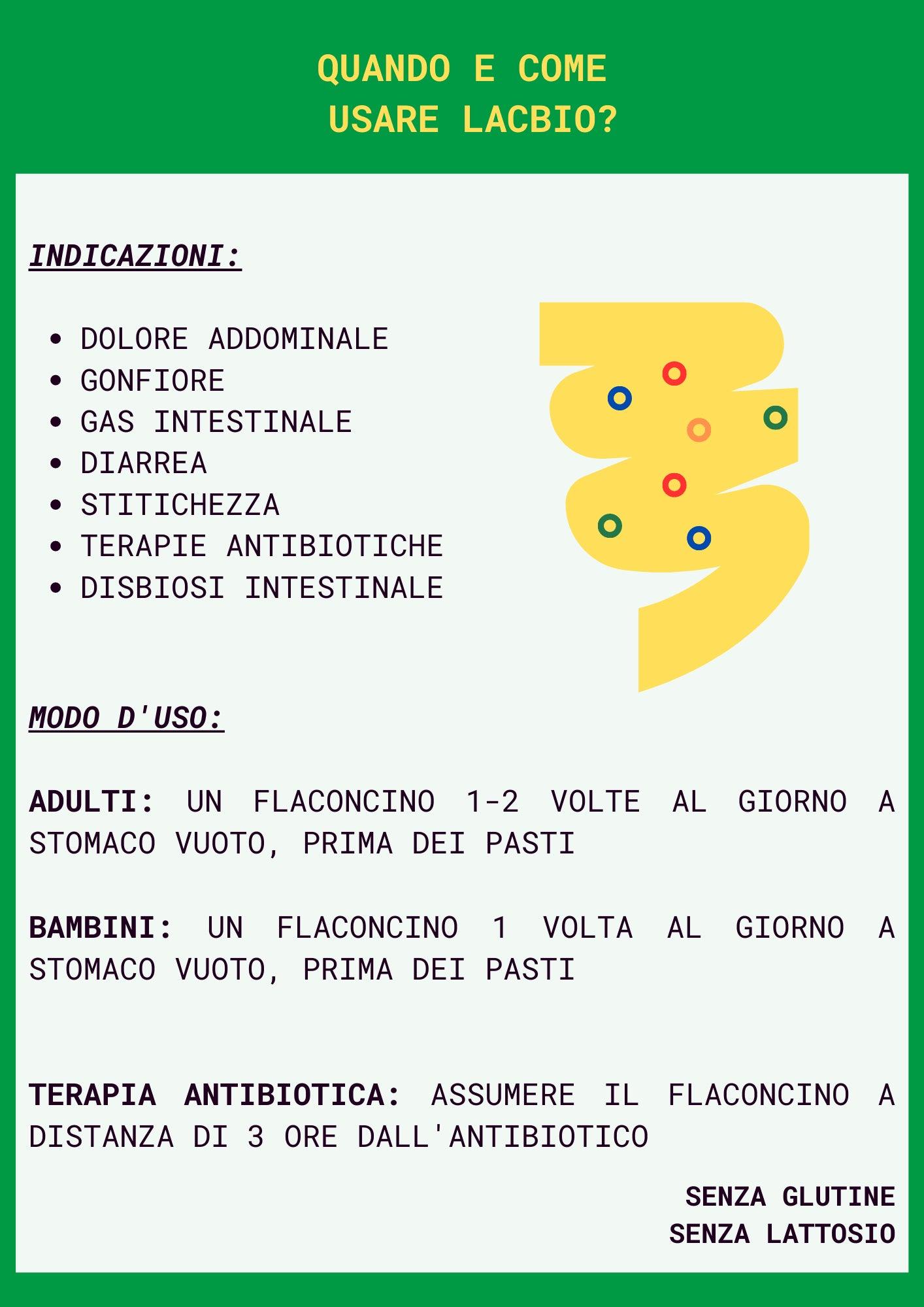 Lacbio 15 Miliardi di Fermenti Lattici Vivi con Vitamine B6, B2, B1 e B12 - Un Integratore per la Salute Intestinale - Dr.Migliore.com
